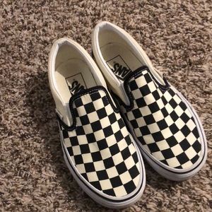 Vans. Boys size 4 or girls 5.5